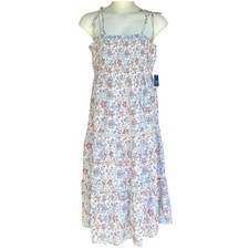 Roller Rabbit x Target NWT Floral Midi Dress Womens Size XXL Blue Pink Cotton