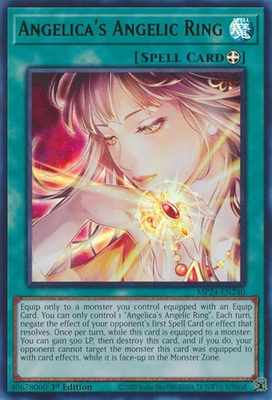 #ad Yugioh Angelica#x27;s Angelic Ring 1st Edition Ultra Rare MP24 EN240 NM $1.49
