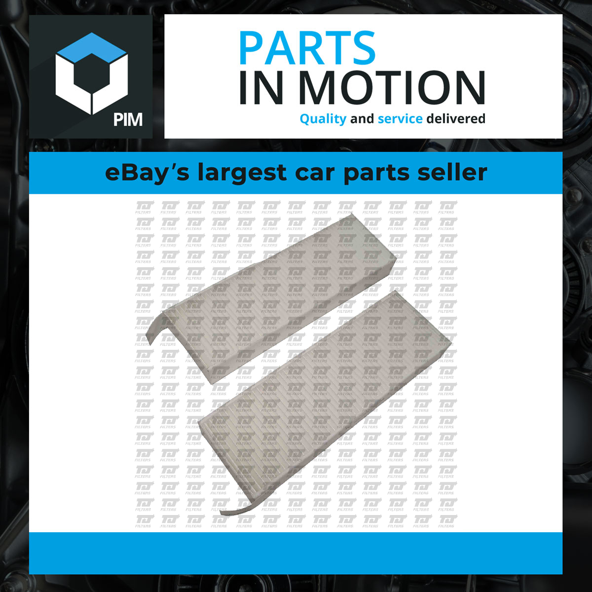 Pollen / Cabin Filter QFC0558 TJ Filters 9833350880 Genuine Quality Guaranteed