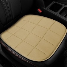 Breathable Car Seat Cushion, Seat Bottom Covers for Front Seat-Beige