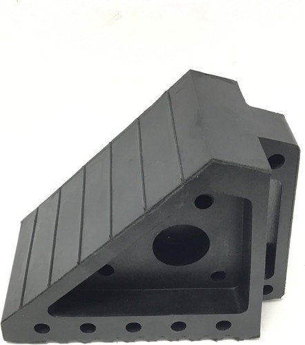 MAXXHAUL 70472 Gomma Massiccia Resistente Nero Wheel Chock Confezione da 2, 8" x - Foto 7 di 8