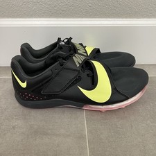 Nike Air Zoom LJ Elite Mens 10 Black Long Jump Track  Field Shoes CT0079-001