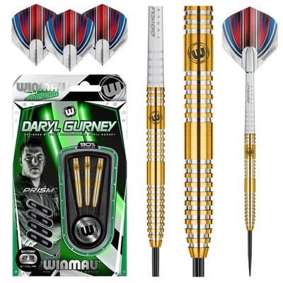 Brandneu in Box 23 Gramm Winmau Daryl Gurney Gold 90% Tungsten Darts