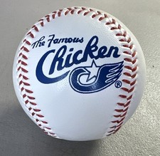 The Famous San Diego Chicken Photoball Baseball w/Chicken Photo/Logo
