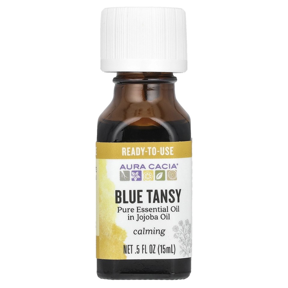Pure Essential Oil In Jojoba Oil, Blue Tansy, 0.5 fl oz (15 ml)