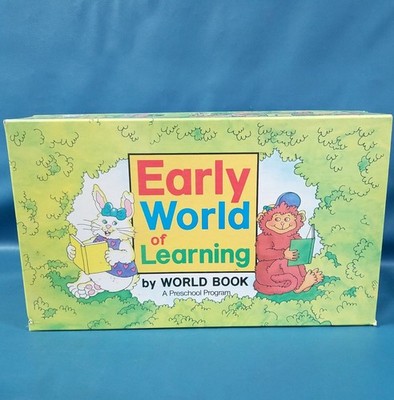 1986 Early World Of Learning Set By World Book A Preschool Program
