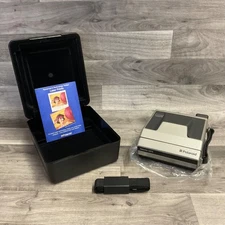 Vintage POLAROID Spectra QPS Instant Film Camera w Case - Tested - MINT