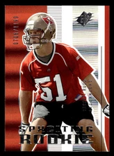 2005 SPx #140 Barrett Ruud Rookie SP #d /499! BUCCANEERS