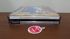 Neon Genesis Evangelion 2nd Impression Sega Saturn + SPINE Free Shipping