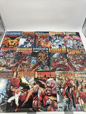 Supreme 15 Comic Lot 6 9 11 14 16-23 Legend & Glory 1-2 Image 1992 Rob Liefeld