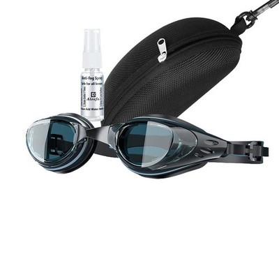 Custom Myopia Prescription Swim Goggles for Adult Kids, Anti-Fog,Left/Right