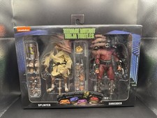 NECA TMNT 1990 Movie Splinter & Shredder 7 Action Figure 2-Pack - New In Box