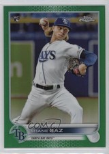 2022 Topps Chrome Green Refractor 26/99 Shane Baz #201 0re8