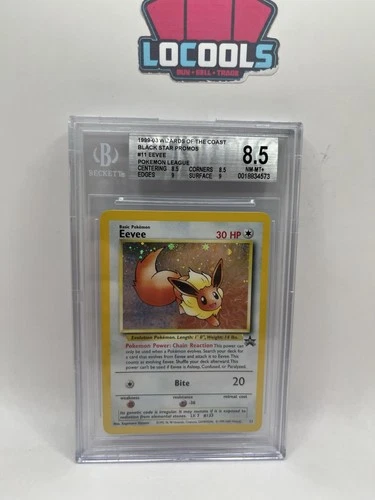 2003 Pokemon Eevee 11/53 Wotc Promo Holo BGS 8.5 Mint