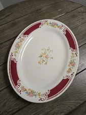 Homer Laughlin Majestic Pattern Oval 11.5" Serving Platter L42N6
