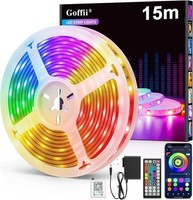 Led Strip 15M, Led Streifen Bluetooth Rgb Led Band Selbstklebend Mit