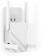 2025 1.2Gbps WiFi Extender Signal Booster, Up to 12880 sq. ft, Dual Band 5GHz/2.