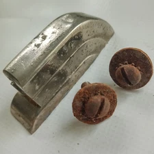 Leedy&Ludwig 1+ Beavertail Floor Tom/Bass Drum Large Lug Nickel Vintage 40s-50s