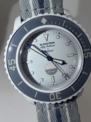 Swatch x Blancpain Fifty Fathoms Antarctic Ocean 42mm White Bioceramic