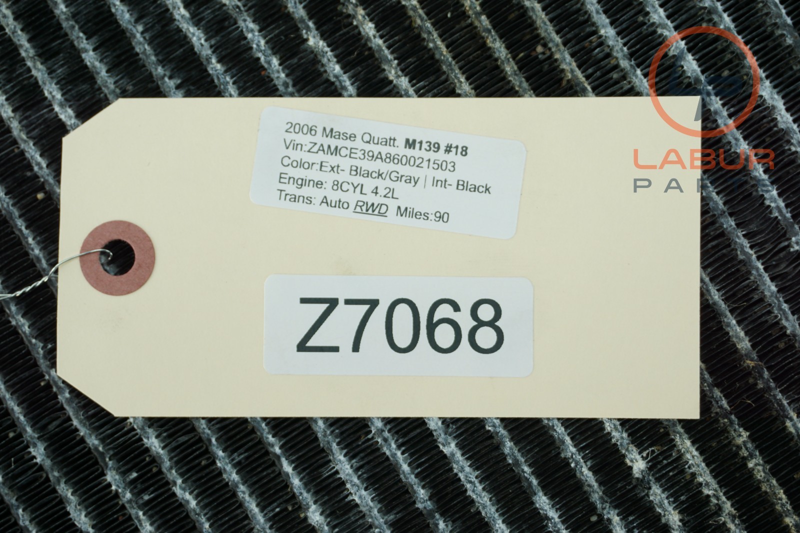 M139 03-11 Maserati Quattroporte AC A/C Air Conditioning Condenser Cooler Z7068