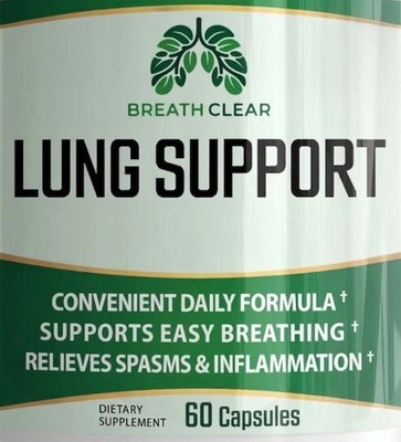 Breath Clear Lung Support Dietary Supplement 60 Capsules