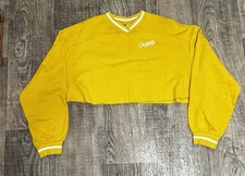 Gelbes Langarm Oberteil Pulli Pullover Damen ...