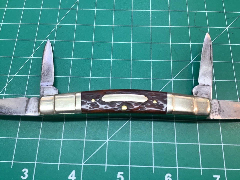 Vintage BOKER TREE Brand 6113 CONGRESS 4 Blade FOLDING POCKET KNIFE - Image 2 of 4