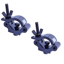 Truss Clamp 2 PCS Heavy Duty 1102lb Aluminum Stage Lighting Fixture 1.5-2 In