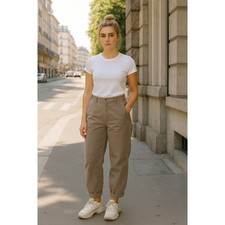 NWT Everlane Barrell Pant in Khaki Baggy Relaxed Fit size 0