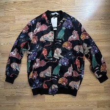 ZARA Basic Z1975 Denim Bomber Jacket Coat Lio...
