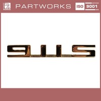 Schriftzug Original Porsche 911 F/G 911 S Gold
