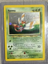 2001 Pokemon TCG Yanma Neo Discovery 17/75 Unlimited Holo Rare NM/LP