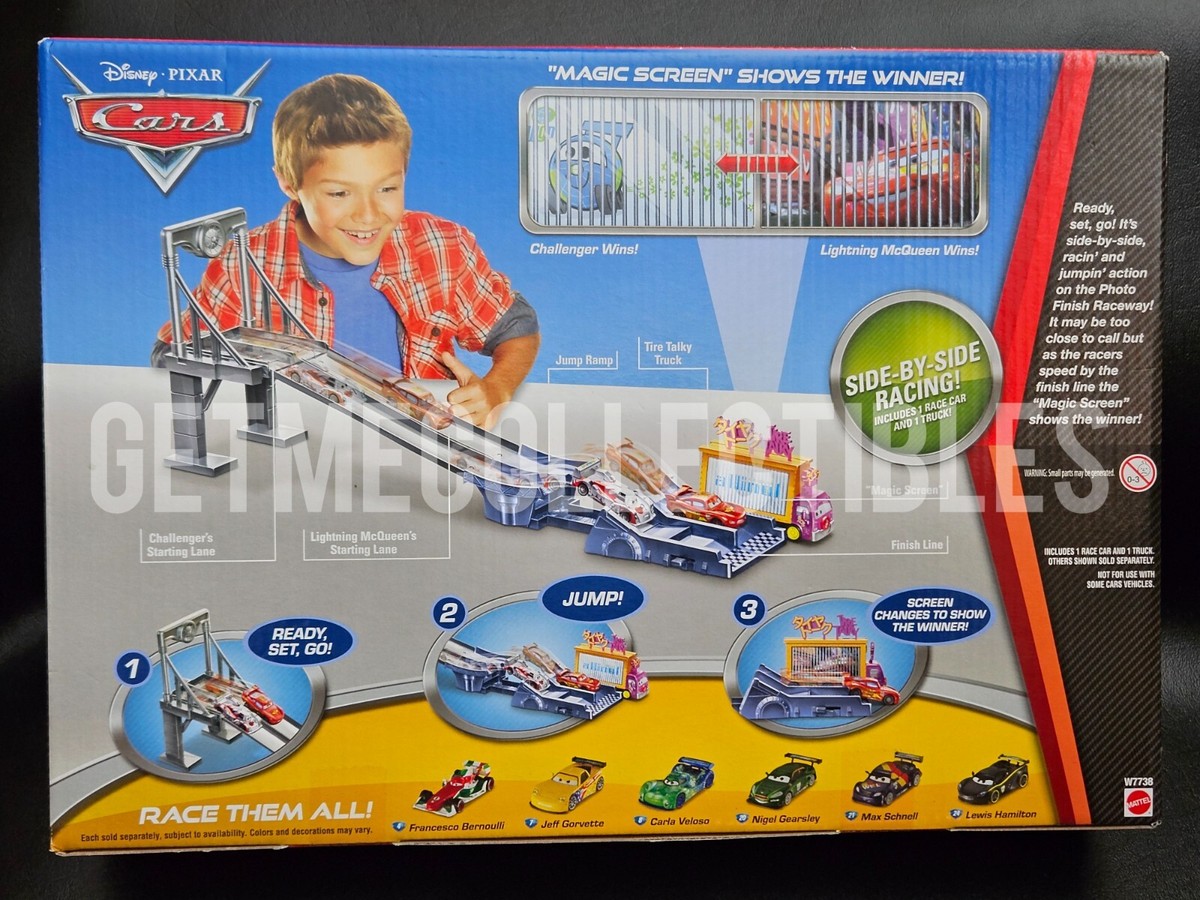 DISNEY PIXAR CARS PHOTO FINISH RACEWAY TRACK SET TAIA