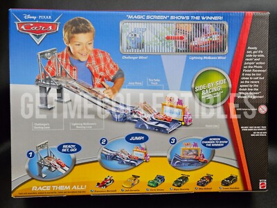 DISNEY PIXAR CARS PHOTO FINISH RACEWAY TRACK SET TAIA