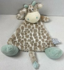 Demdaco Sadie Giraffe Plush Lovey Baby Nat  Jules Security Blanket Rattles