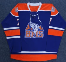 Alex Moran 7 Thad Castle 54 Randell Blue Mountain State Jersey Youth/Mens Sewn