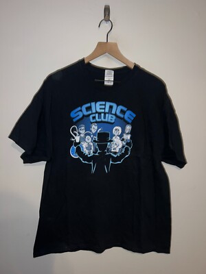 Breaking Bad Shirt Science Club Heisenberg Walter White Cartoon Graphic Tee X-La