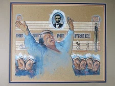 Connie Connally Original Artwork - He Set Me Free (Editorial)