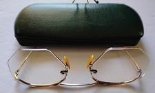 VINTAGE B L FUL-VUE NUMONT GOLD RIMLESS EYEGLASS FRAMES
