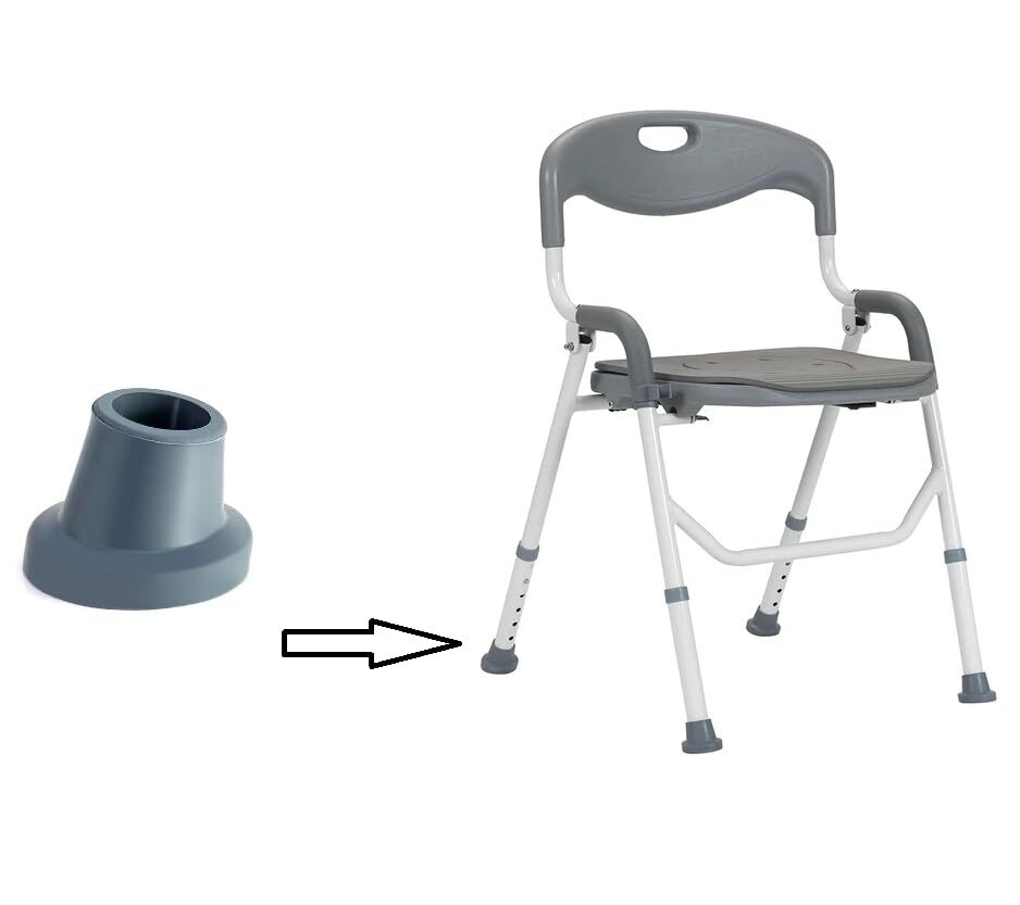 Shower Chair Tips Replacement Feet for Shower Chair Bath Seat4 Pack 1