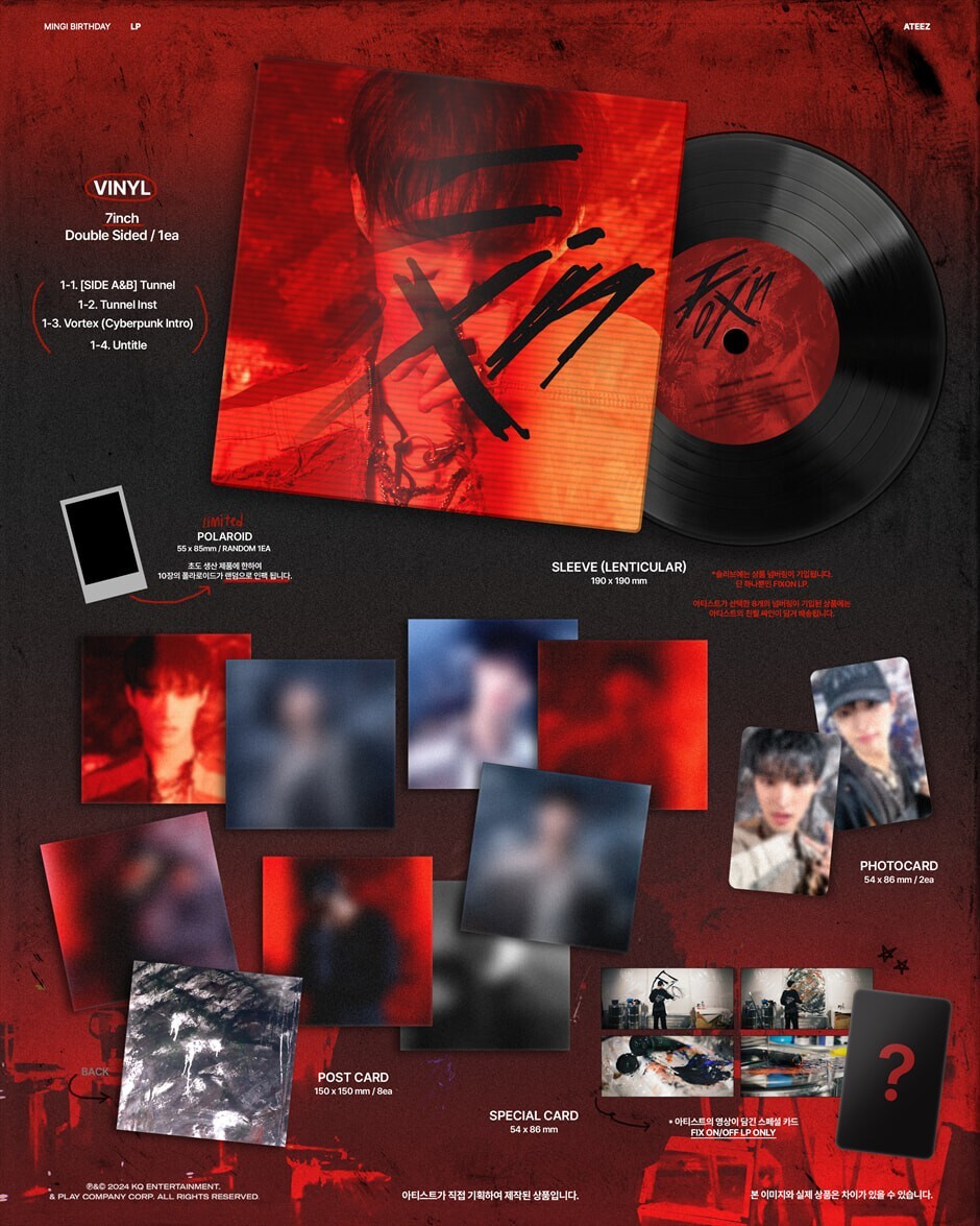 IN STOCK] 에이티즈 ATEEZ 2024 HAPPY BIRTHDAY OFFICIAL MD