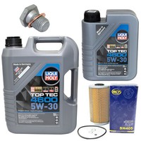 MotoröL Set 4600 5W-30 Liqui Moly + ÖLfilter SH 405 FüR BMW 5Er Touring