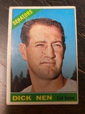 1966 Topps #149 Dick Nen Senators