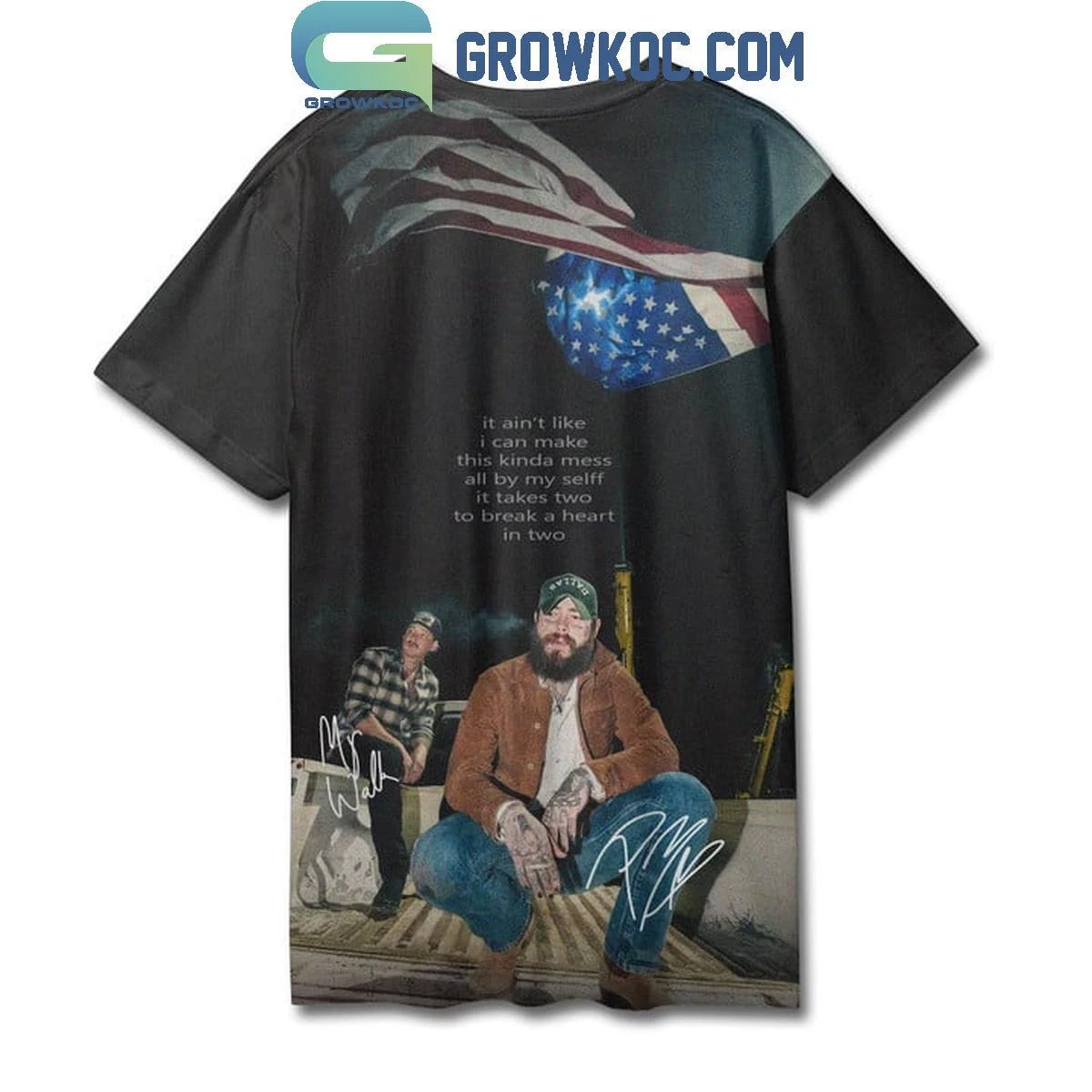 Post Malone And Wallen Western I Had Some Help T-Shirt