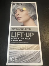 ￼ Kiss Lift Up Complete Bleach And Tone Kit￼ - ICE - New In Box