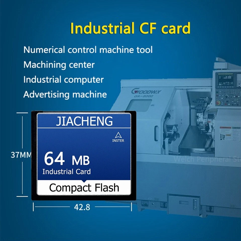64MB CF Memory Card Compact Flash Card + CF-PCMCIA Adapter + SSK USB2.0 Reader - Image 2 of 4
