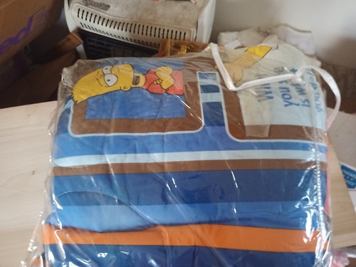 Simpsons Comforter & 3pc MATCHING Sheet Set Twin New HTF VINTAGE BART LISA HOMER - Picture 17 of 20