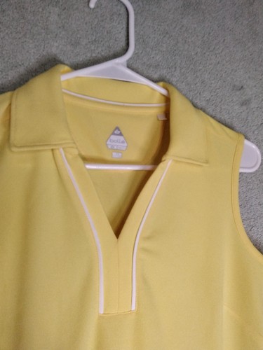 Bolle Tech Womans Tank Top Size M Yellow Mustard Sleeveless Pullover - Picture 12 of 13