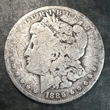 1889-O Morgan Silver Dollar - High Quality Scans #Q616
