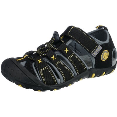 Dockers by Gerli 40TW601 Kinder Outdoor Sandalen Trekking Schwarz Grau SALE
